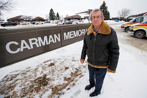 JOHN WOODS / WINNIPEG FREE PRESS
Dr Gerry Clayden, a surgeon at Carman Hospital, is photographed outside the hospital in Carman, Tuesday, February 8, 2022. Clayden, who has performed surgeries at the hospital since 1999, has not been given a hospital reopening date. Clayden has several hundred people on his list who are waiting for diagnostic and therapeutic procedures.

Re: May
