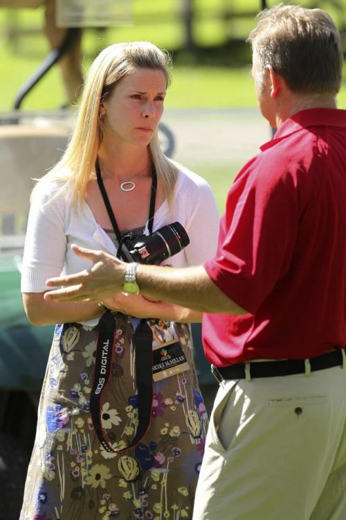 MIKE.DEAL@FREEPRESS.MB.CA 100715 - Thursday, July 15, 2010 -  Players Cup golf tournament at Pine Ridge Golf Club. Nicole McMillan of Winnipeg is the executive director of the The Canadian Tour's Players Cup at Pine Ridge Golf Club. MIKE DEAL / WINNIPEG FREE PRESS