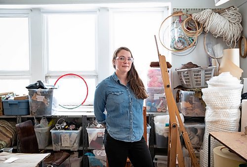 JESSICA LEE / WINNIPEG FREE PRESS

Helga Jackobson, executive director of Arts Junktion, is photographed at the Arts Junktion headquarters in the Exchange District on February 10, 2022.

Reporter: Brenda








