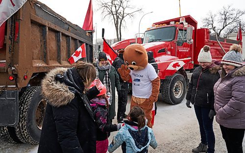 David Lipnowski / Winnipeg Free Press

Protesters attend the downtown freedom rally Saturday February 12, 2022 in downtown Winnipeg.