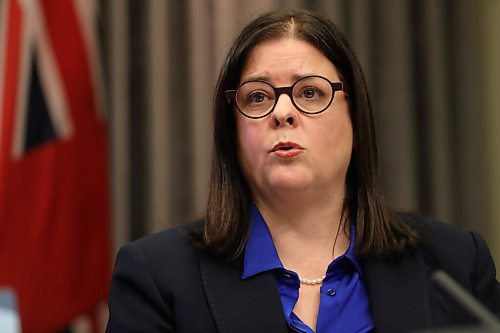 RUTH BONNEVILLE / WINNIPEG FREE PRESS

LOCAL - Stefanson


Premier Heather Stefanson answers questions from the media at presser at the Legislative Building Monday.


Feb 15th,  2022