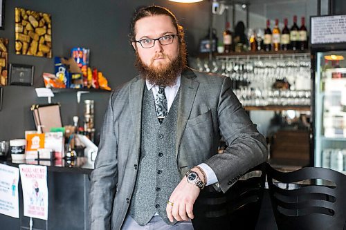 MIKAELA MACKENZIE / WINNIPEG FREE PRESS

Willows Christopher, co-owner of Shrugging Doctor Beverage Company, poses for a portrait in their tasting room in Winnipeg on Wednesday, Feb. 16, 2022. Shrugging Doctor is in major debt due to the pandemic, and Willows has personally financed the company.  For Gabby story.
Winnipeg Free Press 2022.