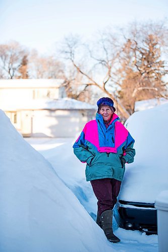 MIKAELA MACKENZIE / WINNIPEG FREE PRESS

Rosella McLean, who got into an accident two years ago because of high snowbanks at street entrance of Margaret Grant Pool, poses for a portrait with the van in Winnipeg on Wednesday, Feb. 16, 2022. For Kevin Rollason story.
Winnipeg Free Press 2022.