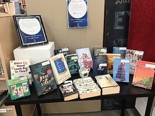 Canstar Community News Kildonan MCC Thrift Shop is reconizing with a special display of books in front of its book section.