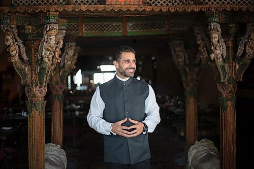 JESSICA LEE / WINNIPEG FREE PRESS

Sachit Mehra, owner of East India Co. restaurant is photographed on February 25, 2022 at his restaurant. Starting February 26, proof of tax will no longer be required at restaurants, bars or sporting events.

Reporter: Chris
