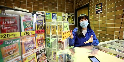 RUTH BONNEVILLE / WINNIPEG FREE PRESS

Local - Rental Waiver

Lottery kiosk owner, Julia Ryu, with Lotto Spot, explains the challenges she has had with her business located in the Portage & Main Concourse due to the absence of people working downtown amidst COVID. 

See Joyanne story


March 1st,  2022