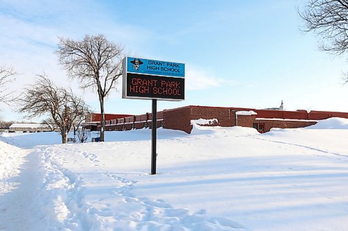 RUTH BONNEVILLE / WINNIPEG FREE PRESS

Building shot of Grant Park High School 

March 1st,  2022