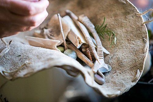 MIKAELA MACKENZIE / WINNIPEG FREE PRESS

KC Adams shows her tools for making and decorating handmade clay vessels in Winnipeg on Tuesday, March 1, 2022. For Eva Wasney story.
Winnipeg Free Press 2022.