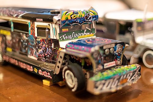 Daniel Crump / Winnipeg Free Press. Adonis Fernandez imports these custom jeep models that are replicas of actual cars in the Philippines and sells them in his online store. March 2, 2022.