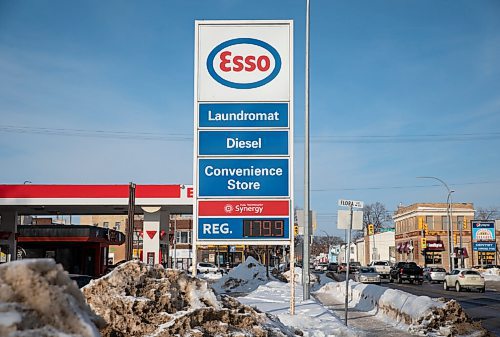 JESSICA LEE / WINNIPEG FREE PRESS

Gas prices at the Esso on Salter St. and Flora Ave. jumped to 179.9 on March 7, 2022.


