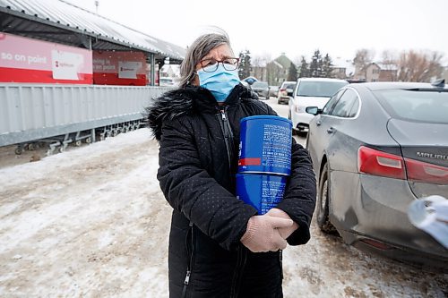 MIKE DEAL / WINNIPEG FREE PRESS
In the Superstore parking lot, shopper, Penny Single, talks about wether she will still wear a mask after the mandate is lifted.
With one week to go until the mask mandate is dropped, have store customers become lax with mask use?
See Chris Kitching story
220308 - Tuesday, March 08, 2022.