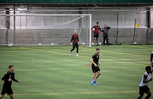 JESSICA LEE / WINNIPEG FREE PRESS

Goalie Jonathan Sirois (1) is photographed during Valour FC soccer practice on March 8, 2022 at Winnipeg Soccer Federation South.

Reporter: Taylor

