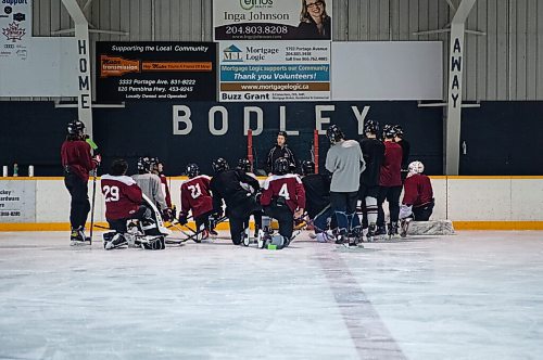 JESSICA LEE / WINNIPEG FREE PRESS

The Westwood hockey team is photographed at practice at Keith Bodley Arena on March 9, 2022.

Reporter: Mike S.


