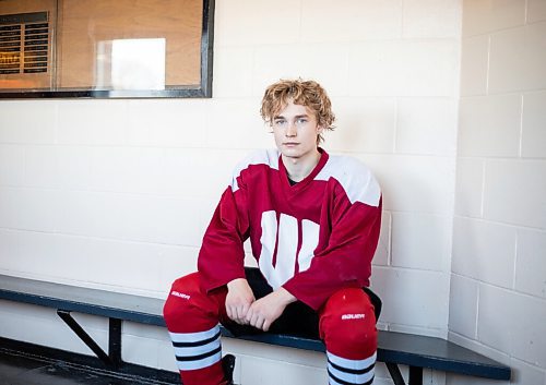 JESSICA LEE / WINNIPEG FREE PRESS

Westwood forward Tristen Arnason poses for a photograph at Keith Bodley Arena following a practice on March 9, 2022.

Reporter: Mike S.


