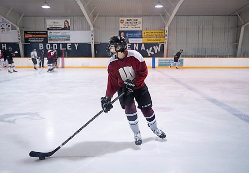 JESSICA LEE / WINNIPEG FREE PRESS

Carson Salamacha is photographed at Westwood hockey practice at Keith Bodley Arena on March 9, 2022.

Reporter: Mike S.


