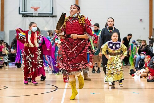 Daniel Crump / Winnipeg Free Press. Dancers, vendors and community leaders gathered in honour of Canada's missing and murdered Indigenous women at the Beating Heart Powwow Saturday afternoon. Organized by the family of 16-year-old Eishia Hudson, who was fatally shot by police in 2020, the event was named after Hudson's younger sister.. March 12, 2022.