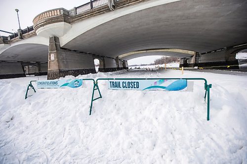 MIKAELA MACKENZIE / WINNIPEG FREE PRESS

The River Trail, which is now closed from Queen Elizabeth Way to Churchill Drive, in Winnipeg on Tuesday, March 15, 2022. Standup.
Winnipeg Free Press 2022.