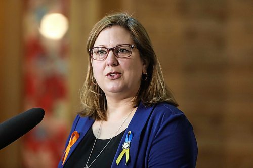 RUTH BONNEVILLE / WINNIPEG FREE PRESS

LOCAL - Residential school trauma initiative


Mental Health and Community Wellness Minister Sarah Guillemard announces for healing lodges at funding presser at Thunderbird House on Monday.  


Also in attendance was Indigenous Reconciliation and Northern Relations Minister Alan Lagimodiere.


April 4th,  2022
