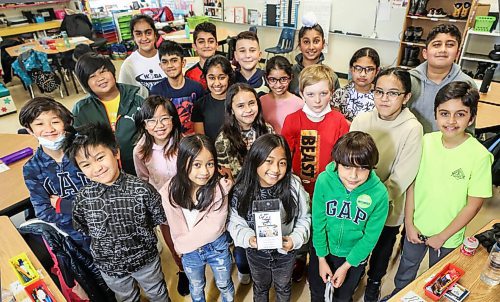 RUTH BONNEVILLE / WINNIPEG FREE PRESS

LOCAL - cup of kindness

Grade 5 students at Meadows West School pose for a quick group photo Thursday to celebrate their group efforts to promote kindness to a local business that struggled due to the pandemic.  

CUP OF KINDNESS: A class of Grade 5 students was inspired by an article I wrote on downtown businesses struggling through the pandemic to do something to help them. So they raised $580 to dole out free coffee to customers of Thom Bargen this morning. I spoke with some of the students and their teacher yesterday. They hope their act of kindness will inspire others to do other kind things as well. 

JOYANNE

April 7th,  2022
