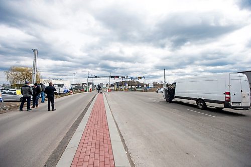 MIKAELA MACKENZIE / WINNIPEG FREE PRESS

The border crossing at Medyka on Wednesday, April 6, 2022. For Melissa story.
Winnipeg Free Press 2022.