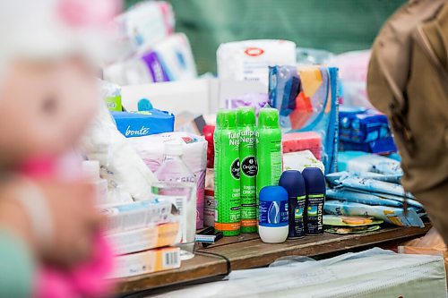 MIKAELA MACKENZIE / WINNIPEG FREE PRESS

Aid stations offer all sorts of necessities (like toiletries) to Ukrainian refugees at the border in Medyka on Thursday, April 7, 2022. For Melissa story.
Winnipeg Free Press 2022.