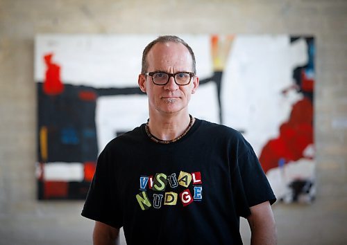 JOHN WOODS / WINNIPEG FREE PRESS
Artist Andrew Hiebert is holding an art exhibition of his work at 618 Arlington in Winnipeg Monday, April 11, 2022.

Re: Small