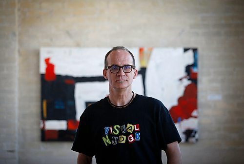 JOHN WOODS / WINNIPEG FREE PRESS
Artist Andrew Hiebert is holding an art exhibition of his work at 618 Arlington in Winnipeg Monday, April 11, 2022.

Re: Small