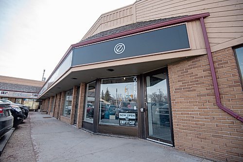 Mike Sudoma / Winnipeg Free Press
The exterior of Empty Cup coffee shop Tuesday morning
April 12, 2022