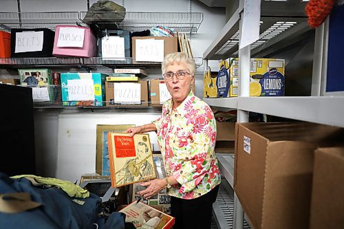 RUTH BONNEVILLE / WINNIPEG FREE PRESS

SUNDAY SPECIAL - MCC Thrift

Marjorie Sawatzky, a volunteer at the Selkirk MCC Furniture and Thrift Shop, smiles as she pics up an old album set from a box of records on Tuesday. 

Story:  For the last half century, thrifts shops associated with Mennonite Central Committee have diverted goods from the waste stream to sell them in their network of thrift shops. This story will follow donations from the back door deliveries to sorting, 

Reporter: Brenda Suderman

Publication date: Sunday, April 24
 
April 12h,  2022
