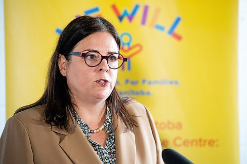 Mike Sudoma/Winnipeg Free Press
Premier of Manitoba Heather Stefanson announces 2 million dollars in funding for the development of the Toba Centre for for Children and Youth during a press announcement event Tuesday afternoon
April 19, 2022