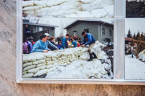 MIKAELA MACKENZIE / WINNIPEG FREE PRESS

A photo album with Bob and Judy Roehle's memories of the 1997 flood (here, sandbagging the main house) in St. Norbert on Tuesday, April 26, 2022.
Winnipeg Free Press 2022.