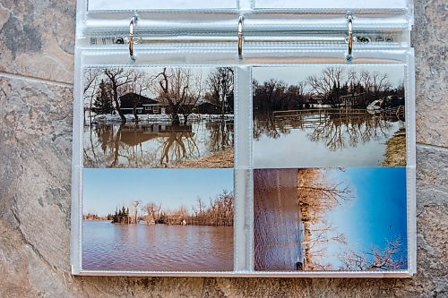 MIKAELA MACKENZIE / WINNIPEG FREE PRESS

A photo album with Bob and Judy Roehle's memories of the 1997 flood in St. Norbert on Tuesday, April 26, 2022.
Winnipeg Free Press 2022.
