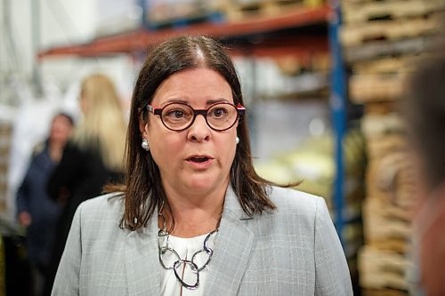 MIKE DEAL / WINNIPEG FREE PRESS
Premier Heather Stefanson announces the creation of a venture capital fund during an announcement at Torque Brewing, 330-830 King Edward Street, Friday morning.
See Martin Cash story
220429 - Friday, April 29, 2022.