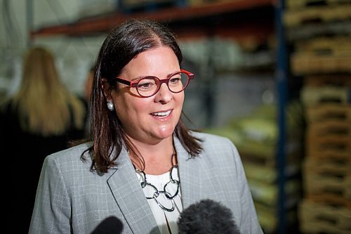 MIKE DEAL / WINNIPEG FREE PRESS
Premier Heather Stefanson announces the creation of a venture capital fund during an announcement at Torque Brewing, 330-830 King Edward Street, Friday morning.
See Martin Cash story
220429 - Friday, April 29, 2022.