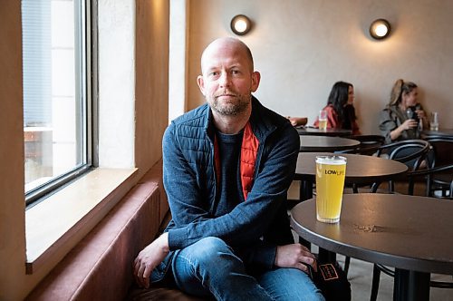 JESSICA LEE / WINNIPEG FREE PRESS

Reporter Ben Sigurdson is photographed at Low Life Barrel House brewery on April 29, 2022.

Reporter: Ben Sigurdson