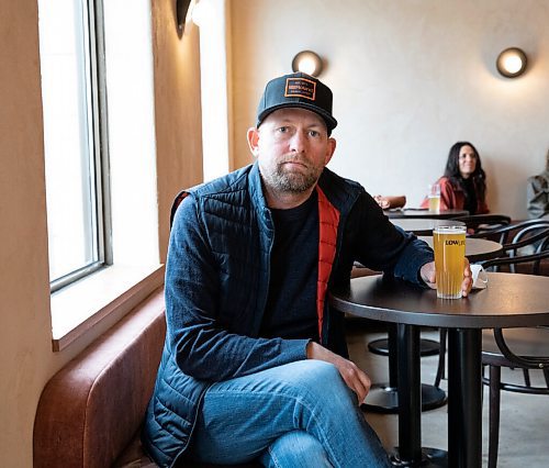 JESSICA LEE / WINNIPEG FREE PRESS

Reporter Ben Sigurdson is photographed at Low Life Barrel House brewery on April 29, 2022.

Reporter: Ben Sigurdson