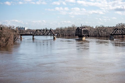 MIKAELA MACKENZIE / WINNIPEG FREE PRESS

The section of the river where the sewage discharges into, south of Chief Peguis Trail, in Winnipeg on Wednesday, May 4, 2022. For Joyanne story.
Winnipeg Free Press 2022.