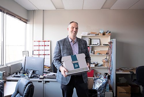 JESSICA LEE / WINNIPEG FREE PRESS

Darcy Cook, former co-owner and now general manager of JCA Technologies, is photographed at the JCA office on May 4, 2022.

Reporter: Martin Cash