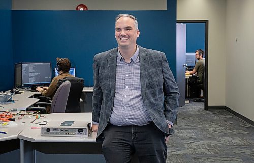 JESSICA LEE / WINNIPEG FREE PRESS

Darcy Cook, former co-owner and now general manager of JCA Technologies, is photographed at the JCA office on May 4, 2022.

Reporter: Martin Cash