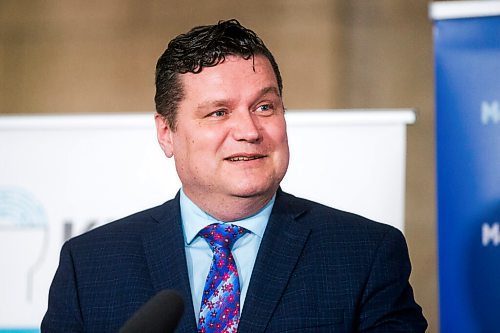 MIKAELA MACKENZIE / WINNIPEG FREE PRESS

James Teitsma, MLA for Radisson, speaks at the announcement of Child and Youth Mental Health Day at the Manitoba Legislative Building in Winnipeg on Friday, May 6, 2022. For Katie May story.
Winnipeg Free Press 2022.