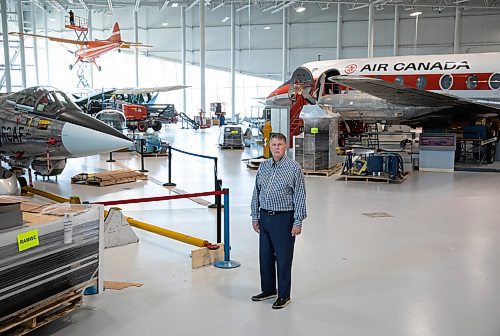 JESSICA LEE / WINNIPEG FREE PRESS

Terry Slobodian, the president and CEO of the Royal Aviation Museum of Western Canada, poses at the museum, on May 10, 2022.

Reporter: Alan Small


