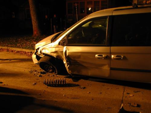 John Slipec photos winnipeg stolen car crashes near Polson and scotia October 07 2010 - for Gabrielle Giroday story winnipeg free press