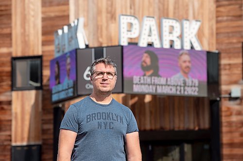 MIKE SUDOMA / Winnipeg Free Press
Erick Casselman, owner of the Park Theatre is looking forward to next weekend&#x2019;s opening day where the newly renovated venue will be put to good use, hosting 3 days of shows from Winnipeg punk band, Propagandhi
October 1, 2021