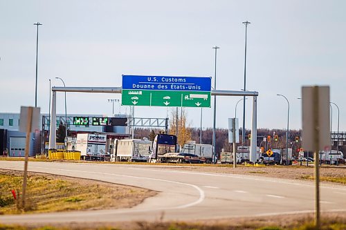 MIKAELA MACKENZIE / WINNIPEG FREE PRESS

The border of the United States, now open to Canadians for the first time since March 2020, at Emerson on Monday, Nov. 8, 2021. For Malak story.
Winnipeg Free Press 2021.