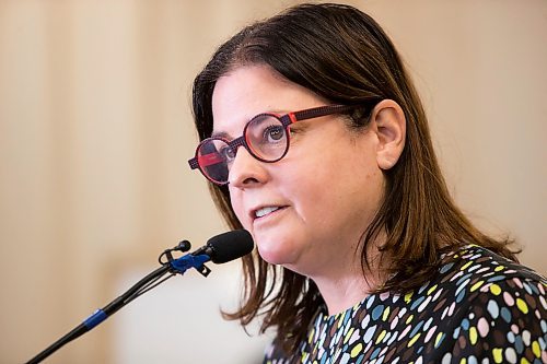 MIKAELA MACKENZIE / WINNIPEG FREE PRESS

Premier Heather Stefanson attends an event commemorating Louis Riel on the anniversary of his execution at the MMF head office in Winnipeg on Tuesday, Nov. 16, 2021. For Carol Sanders story.
Winnipeg Free Press 2021.