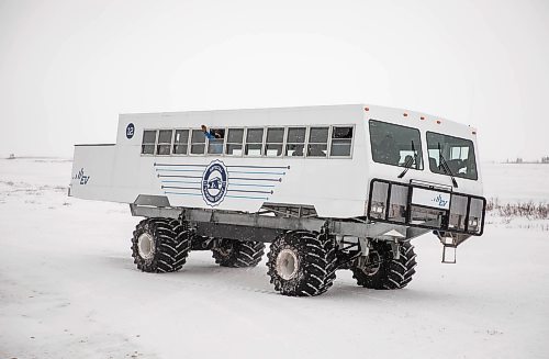 JESSICA LEE / WINNIPEG FREE PRESS

An electric Tundra Buggy is photographed on November 20, 2021 in Churchill, Manitoba.

Reporter: Sarah








