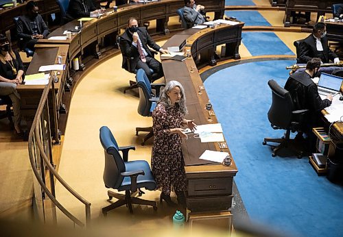 JESSICA LEE / WINNIPEG FREE PRESS

St. Johns MLA Nahanni Fontaine is photographed at a House Sitting at the Legislative Building on November 24, 2021

Reporter: Carol








