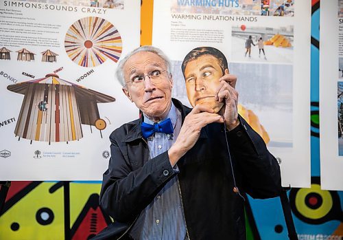 JESSICA LEE / WINNIPEG FREE PRESS

Warming Huts v.2022: An Arts + Architecture Competition on Ice presents its winning designs at the Forks Market on November 25, 2021. Local artist Al Simmons, whose design was selected, poses for a portrait.

Reporter: Alan








