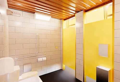 BRIDGMANCOLLABORATIVE ARCHITECTURE LTD

- public washroom renderings in &#x201c;Places to Go&#x201d; &#x2013; Public Restroom Strategy Annual Report

Winnipeg Free Press 2021