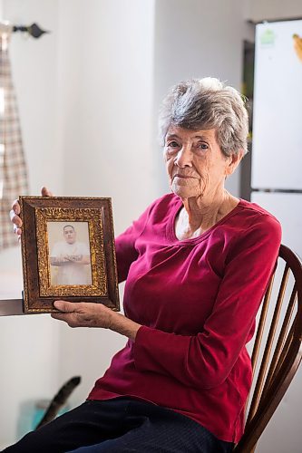 MIKAELA MACKENZIE / WINNIPEG FREE PRESS

The grandmother of Shawn Poitra, an inmate at Stony Mountain who died of cancer last year, in Winnipeg on Monday, Dec. 6, 2021. Numerous inmates and family members say he was denied proper medical care until it was too late. For Ryan story.
Winnipeg Free Press 2021.